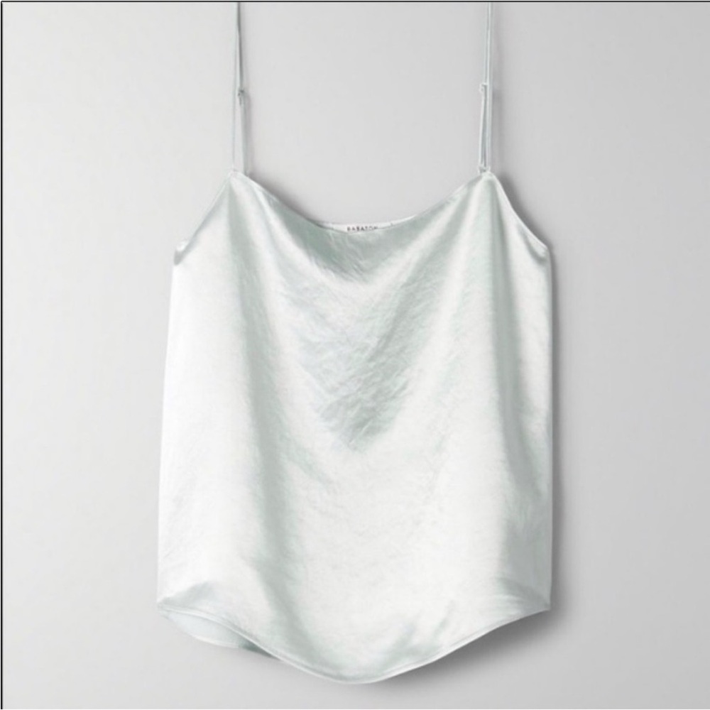 nwot Babaton Benji camisole xxs xs grey pearl read